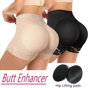 Women Buttock Padded Bum Pants Hip Enhancer Shaper Butt Lift Boyshorts Shapewear - Picture 1 of 52
