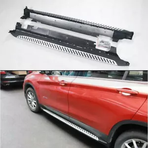 2Pcs Door Side Step Fits for BMW X1 F48 2016-2021 Running Board Nerf Bar - Picture 1 of 5