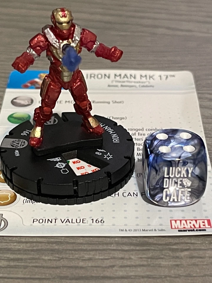 Marvel Heroclix Iron Man 3 009 Iron Man MK 17 Foto 1 de 1