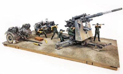 Forces of Valor 1:32 German 88mm Flak 36 Artillery - Grey, FOV801008A - Image 1 of 4