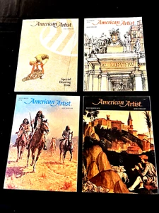American Artist Magazine 1972 Sept. Oct. Nov. Dec. Lot of 4 Billboard Pub. - Picture 1 of 9
