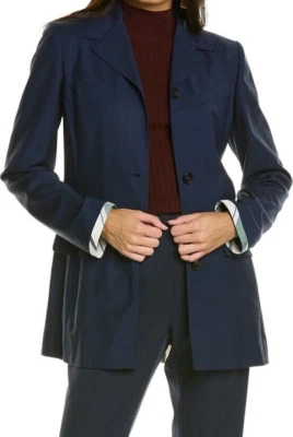 Lanvin... Chaqueta/Abrigo Mezcla Lana y Mohair Ribete Seda! Foto 1 de 4