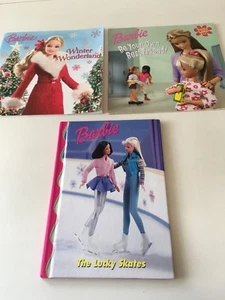 Barbie Books Set Lot of 3 Barbie Books The Lucky Skates Winter Wonderland - Picture 1 of 4