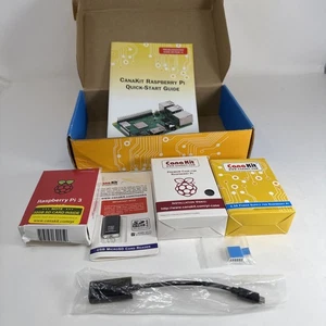 CanaKit Raspberry Pi 3 Model B+ Ultimate Starter Kit 32 GB EVO+ Premium Case NEW - Picture 1 of 9