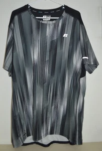 Russell Training Fit Mens 2XL Gray Black Short Sleeve Cool Force - Picture 1 of 6