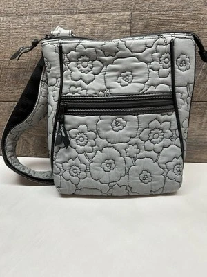 Bolso Bandolera Organizador Thirty One 31 Gris Acolchado Amapola Foto 1 de 4