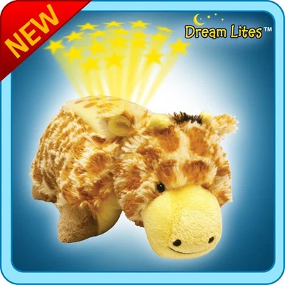 Autêntico travesseiro animais de estimação girafa alegre Dream Lites brinquedo presente - Imagem 1 de 2