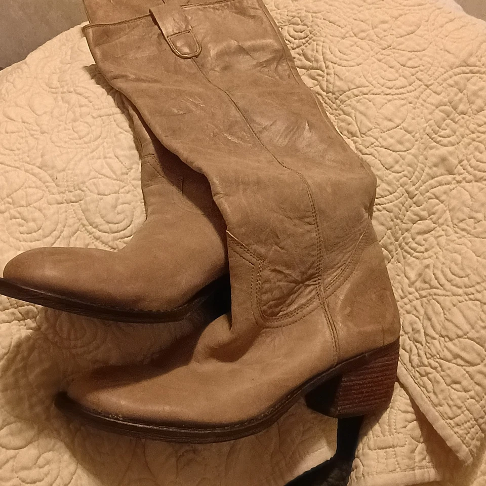 ШИКАРНЫЙ Giani Bini высокие кожаные ботинки - Изображение 1 из 4