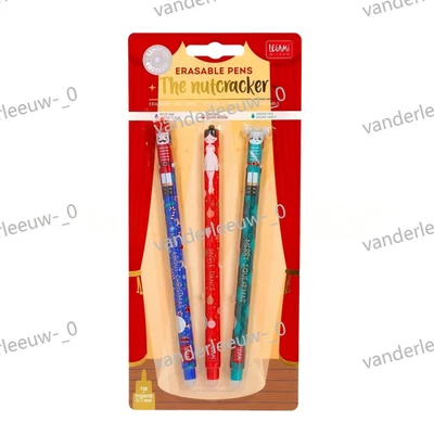 Weihnachten THE NUTCRACKER Stifte 3er Set löschbare Gelstifte - Bild 1 von 2