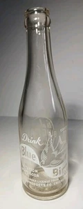 1940s 1947 RARE OLD VINTAGE ACL SODA BOTTLE POP BLUE BIRD SODA BOTTLE CHICAGO IL - Picture 1 of 22