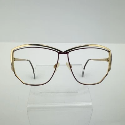 Gafas de sol geométricas vintage Silhouette M8015 M 8015 de metal dorado 63/11 Foto 1 de 4