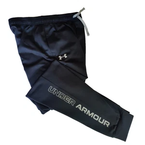 Under Armour Jogger Pants Boys Youth Large YLG Loose Tapered Leg Pants Sweats - Picture 1 of 17