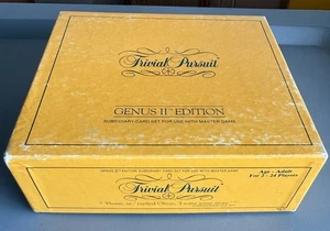 Vintage Trivia Pursuit board game 1980s Genus II/2 Edition Subsidiary Card set - Picture 1 of 6
