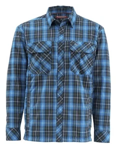 Simms Fishing Guide Insulated Shacket Carbon Men's LARGE Jacket Shirt In Admiral - Picture 1 of 1