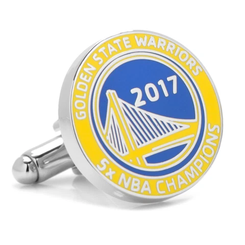 Golden State Warriors 2017 NBA Champions CUFFLINKS New in Gift Box NIB 60% off! Cover