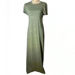 LuLa Roe Olive Green T-Shirt Long Bodycon Dress Cowl Sleeve Size Extra Small - Picture 1 of 6