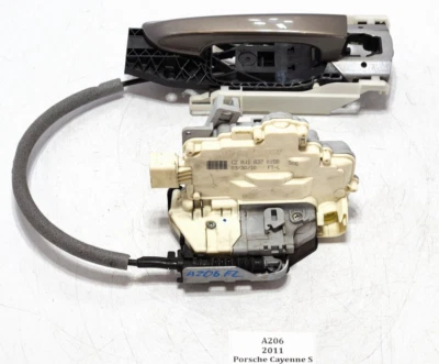 ✅ 11-18 OEM Porsche Cayenne 958 передняя водительская внешняя дверная ручка с защелкой M8U * - Изображение 1 из 4