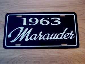 1963 Mercury MARAUDER license plate car tag 63 monterey - Picture 1 of 1