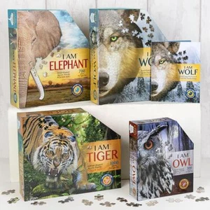 Madd Capp Animal Shaped 550 Piece Jigsaw Puzzle - Ages 10+ - Picture 1 of 32