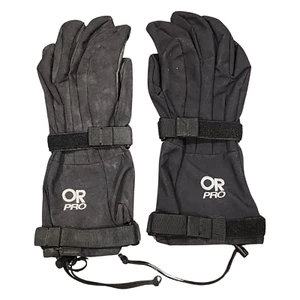 Used Good Outdoor Research Black Pro-Mod Gloves w/o Liners*mocinc1982* - Picture 1 of 3