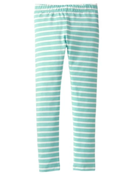 NUEVO CON ETIQUETAS Leggings Gymboree Niña Aqua Rayas Leggings Primavera Adelante 2T,3T,4T,4 Foto 1 de 1