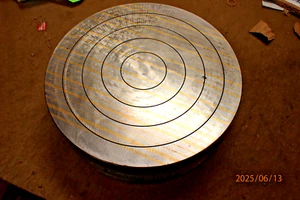 WORKING BRAILLON ROUND MAGNETIC CHUCK MADE IN FRANCE MACHINIST TOOL - Picture 1 of 13