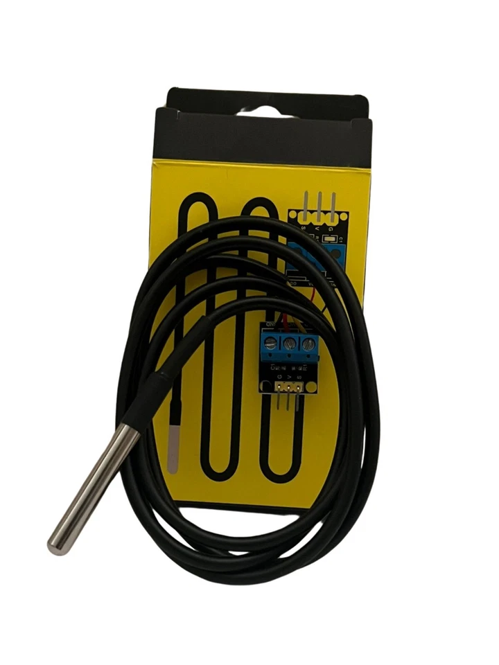 Waterproof DS18B20  Temperature Sensor with ADAPTER MODULE For Arduino ESP RPI - Image 1 of 1