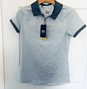 Under Armour Golf Polo Top Women's XSmall Gray Design $45 Retail New! UPF 30 XS - Picture 1 of 5