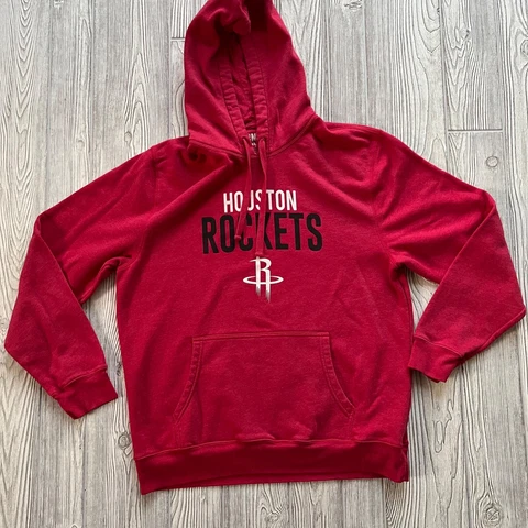 Houston Rockets Men's Size XL Hoodie Red Hooded Sweatshirt NBA Basketball Cover