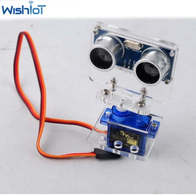 HC-SR04 Ultrasonic Module Distance Sensor Servo Kit for Arduino Microcontroller - Image 1 of 4