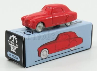 MODELLINO AUTO STATICO FIAT 1100S MILLE MIGLIA 1940 OFFICINA 942 ROSSO 1/76 - Immagine 1 di 3