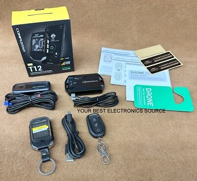 NEW Compustar RFX-2WT12-SS + 2WG17R-SS 2-Way Remote Kit w/ X2-LTE DRONE Module - Image 1 of 3