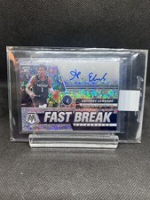 2020-21 Mosaic Anthony Edwards Auto Fast Break Prizm Rookie RC Luka Doncic