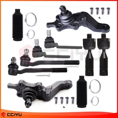 Set Of 10 For 1996-2002 Toyota 4Runner Front Tie Rod End Ball Joint Steering - Image 1 of 4