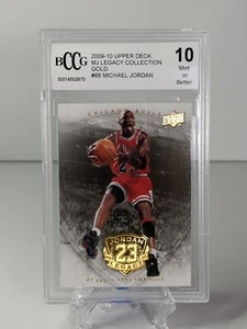Michael Jordan MJ Legacy Collection BCCG Graded Perfect 10 #66 - Picture 1 of 5