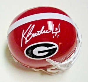 KEVIN BUTLER GEORGIA BULLDOGS, CHOF, BEARS LAST1 BECKETT/COA SIGNIERTER MINIHELM - Bild 1 von 2