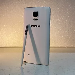 SAMSUNG Galaxy Note 4 White SM-N910G - 32GB - Smart Phone #180/DO - Picture 1 of 12