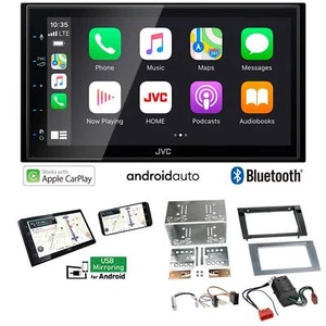 JVC Autoradio Apple CarPlay Android Auto für Audi A4 anthrazit vollaktiv Bose - Bild 1 von 8