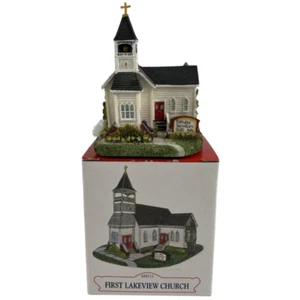 Liberty Falls First Lakeview Church Village Americana Collection AH212 Vintage 2000 - Bild 1 von 10