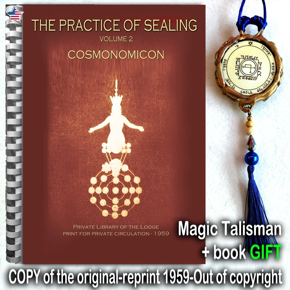 Antique Book Occult Practical Magical Seal Sigil Manual Occultism Witchcraft V-2 - Image 1 of 4