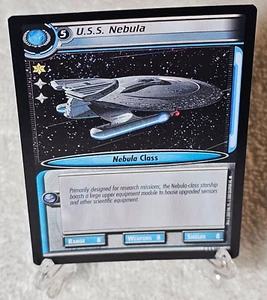 Star Trek CCG U.S.S. Nebula Decipher 2002 STCCG Card Rare Near Mint - Picture 1 of 5