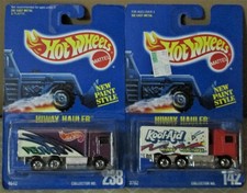 hot wheels truck and trailer