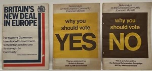 1975 EEC Referendum Campaign Pamphlets - Britain's New Deal in Europe Set - Picture 1 of 6