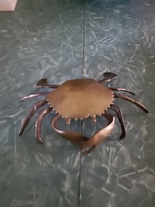 Vintage Brass Crab Ashtray. Made In India - Picture 1 of 2