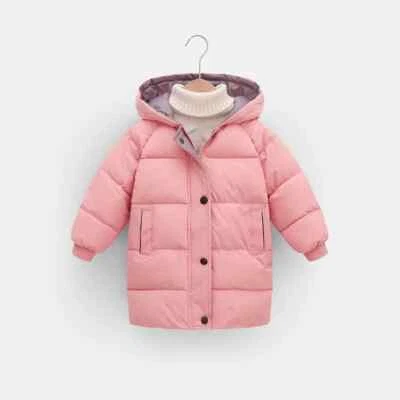 2-12Y Kids Down Long Outerwear Winter Clothes Boys Girls Parka Coats Jackets - Image 1 of 4