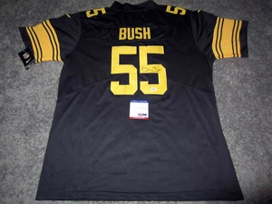 Devin Bush Pittsburgh Steelers Signiert Unterzeichnet Trikot W / PSA COA L - Picture 1 of 5