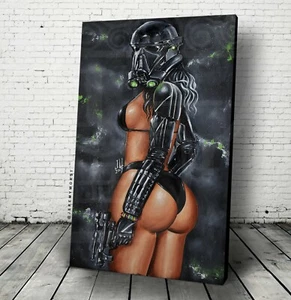 Death Trooper Painting Cosplay sexy poster ot Canvas wall art - Picture 1 of 13