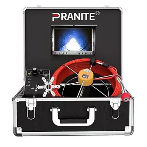 Pranite 7D1-DC 512GHz 30m/100ft Cable 7" LCD Sewer Drain Pipe Inspection Camera - Picture 1 of 9
