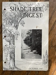 Shade Tree Digest From McNeal Tree Service October 1947 - Bild 1 von 2