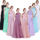 Women Long Maxi Chiffon Dress Bridesmaid Dress Prom Gown Evening Party Cocktail